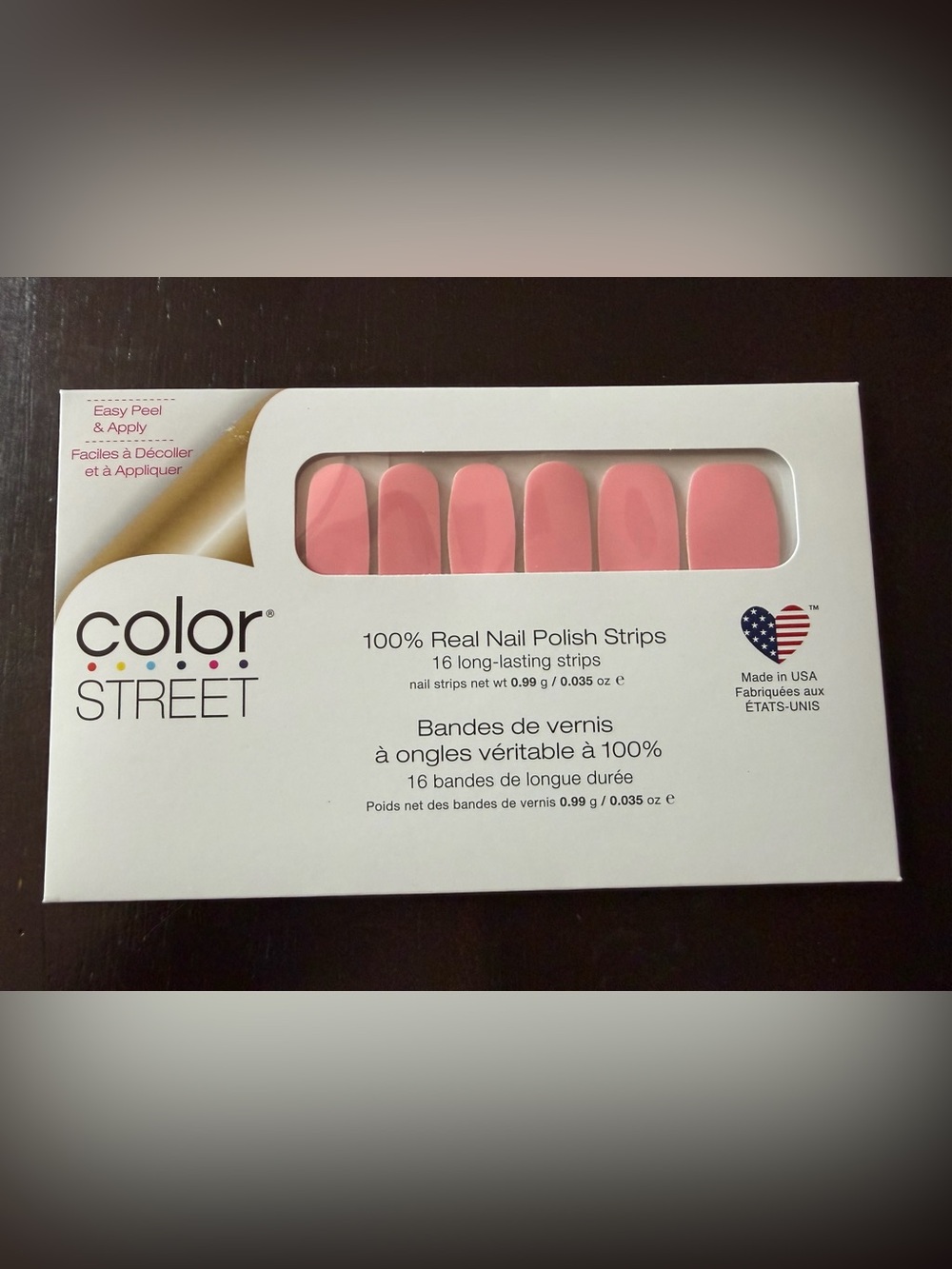 Color Street Pink Lemonade Nail Polish Strips